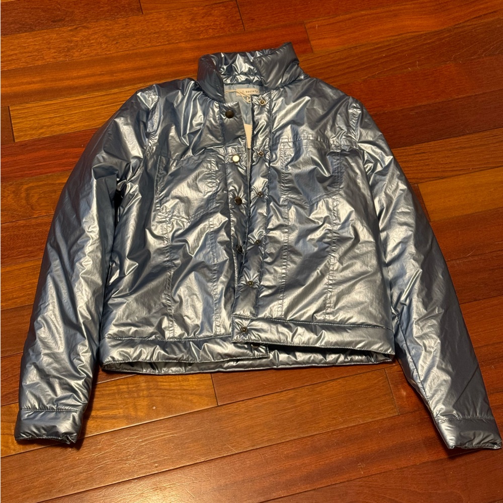 Shinny Blue Jacket